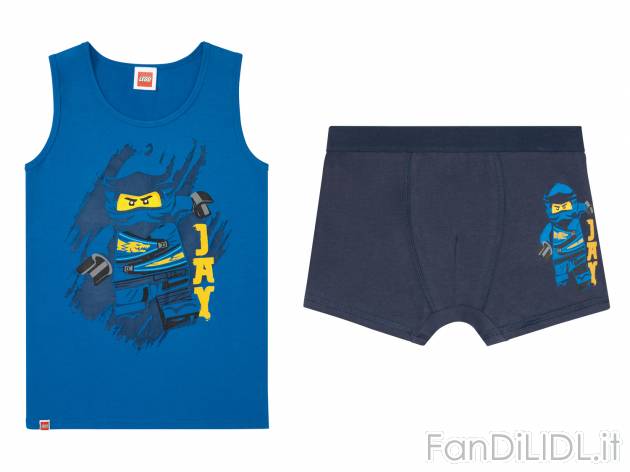 Coordinato intimo da bambini Lego, prezzo 9.99 € 
Misure: 2-8 anni
Taglie disponibili

Caratteristiche ...