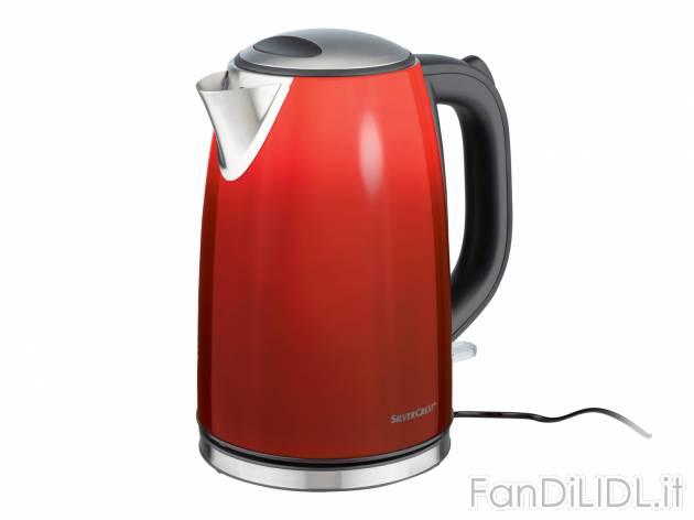 Bollitore elettrico Silvercrest Kitchen Tools, prezzo 19.99 &#8364; 
- Con filtro ...