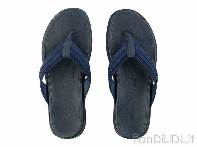 Ciabatte da uomo Livergy, prezzo 9.99 &#8364; 
Misure: 41-46 
- -16%
Taglie ...