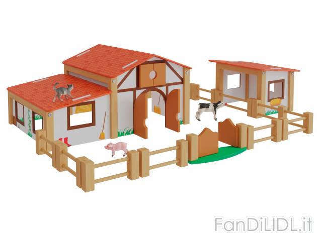 Fattoria o zoo in legno Playtive, prezzo 17.99 &#8364; 
- Et&agrave;: 3+
Caratteristiche

- ...