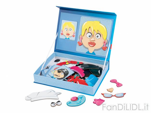 Gioco magnetico Playtive, prezzo 4.99 &#8364; 
80 o 77 pezzi 
- Et&agrave;: ...