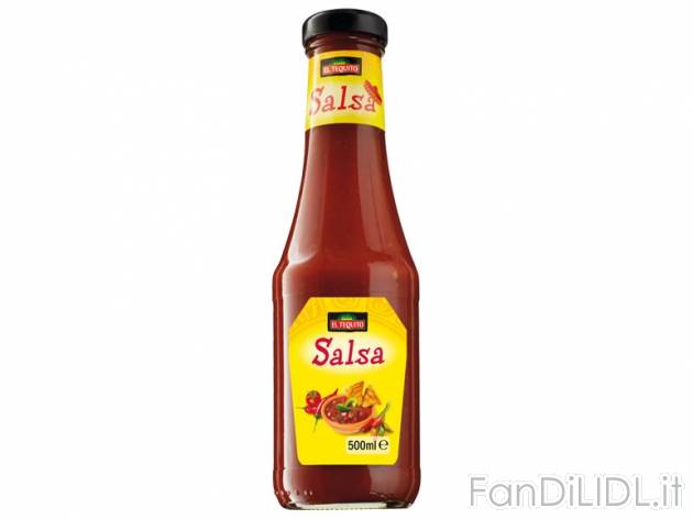 Salsa piccante a base di pomodoro e peperoncino , prezzo 1,29 &#8364; per 500 ...