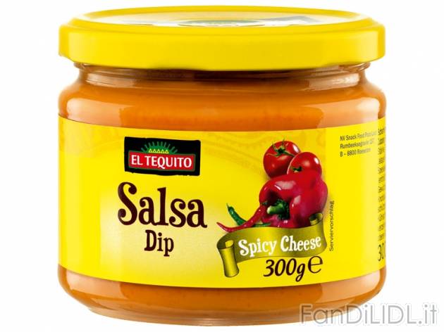 Salse Dip , prezzo 1,29 &#8364; per 300/315 g, € 4,30-4,10/kg EUR. 
- A scelta ...