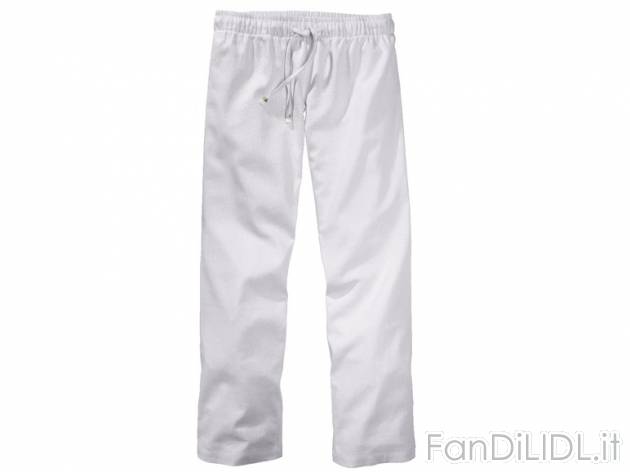 Pantaloni da donna , prezzo 7,99 &#8364; per Alla confezione 
- In mix di lino ...