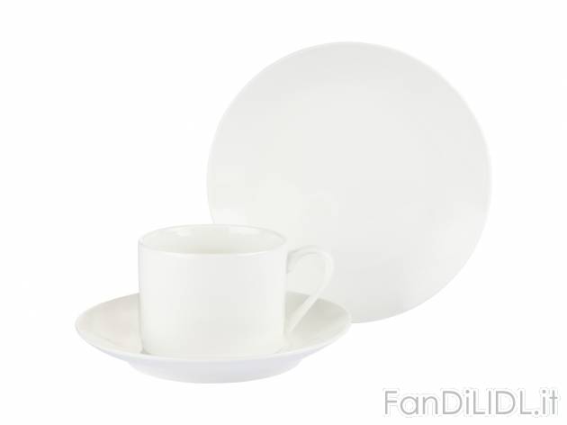 Servizio da caffè Ernesto, prezzo 19.99 &#8364; 
18 pezzi 
- In porcellana ...
