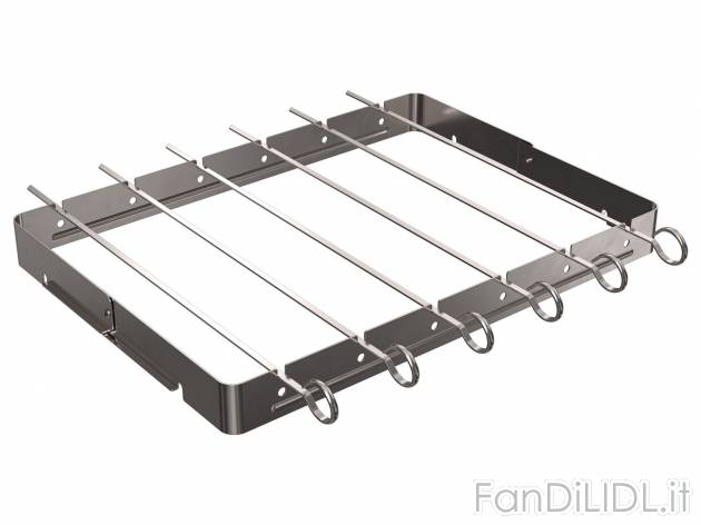 Set spiedini per barbecue Grill-meister, prezzo 4.99 &#8364; 
7 pezzi 
- Adatto ...