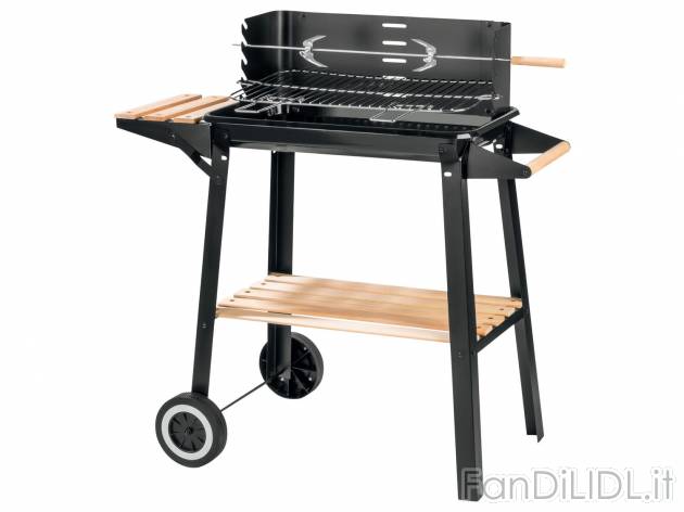Barbecue con carrello Grill-meister, prezzo 29.99 &#8364; 
- Griglia regolabile ...
