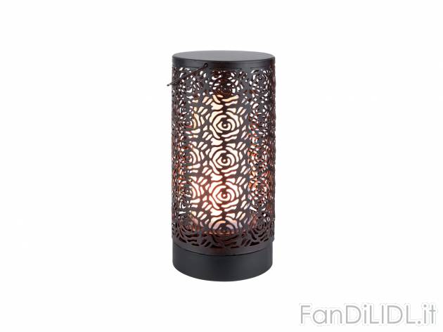 Lanterna decorativa LED Livarno, prezzo 7.99 &#8364; 
- Da disporre su un piano ...