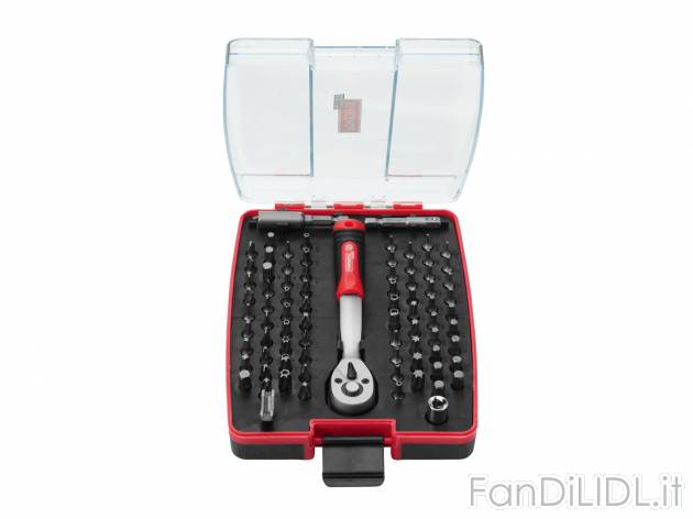 Set cacciavite portainserti a cricco , prezzo 10.99 &#8364; per Al set 
-  81 pezzi