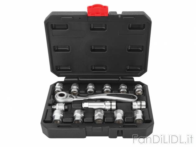 Set chiavi a bussola , prezzo 24.99 &#8364; per Al set 
- In acciaio al cromo ...