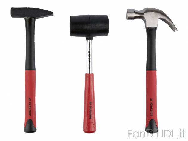Martello da fabbro, da carpientiere o mazzuola in gomma Parkside, prezzo 3.99 &#8364; ...