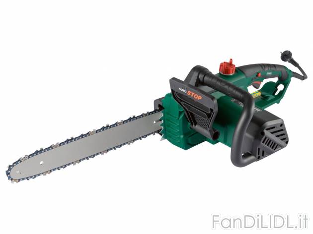 Motosega elettrica Parkside, prezzo 69.00 € 
- Sistema di tensione della catena ...