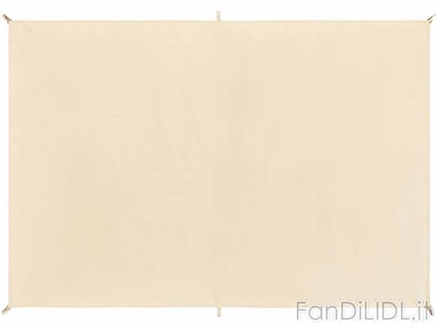 Tenda a vela parasole Livarno, prezzo 19.99 &#8364; 
- Corda, molle e moschettoni ...