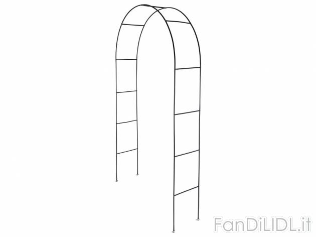 Supporto o arco per rampicanti Livarno, prezzo 11.99 &#8364; 
- Con picchetti ...