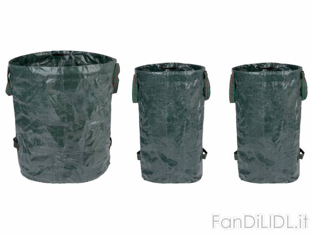 Set sacchi da giardino Parkside, prezzo 8.99 &#8364; 
3 pezzi 
- Un sacco da ...