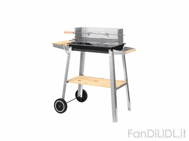 Barbecue con carrello , prezzo 22,99 &#8364; per Alla confezione 
- Incl. spiedo ...