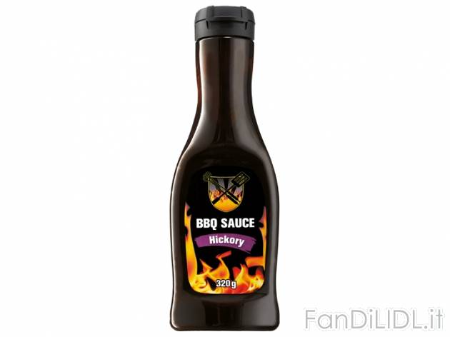 Salse barbecue , prezzo 1,79 &#8364; per 320 g, € 5,59/kg EUR. 
- Squisite ...