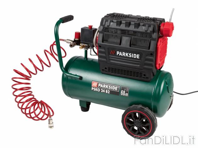 Compressore Parkside, prezzo 119.00 &#8364; 
24 L 
- Tubo flessibile per aria ...