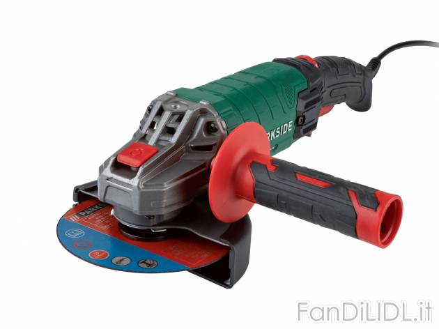 Smerigliatrice angolare Parkside, prezzo 29.99 &#8364; 
- Struttura esterna ...