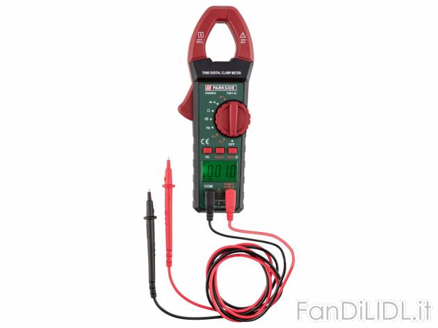 Misuratore a pinza o a penna Parkside, prezzo 17.99 &#8364; 
- Test di diodi ...