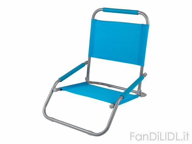 Sedia pieghevole da spiaggia Crivit, prezzo 12.99 &#8364; 
- Rivestimento antistrappo ...