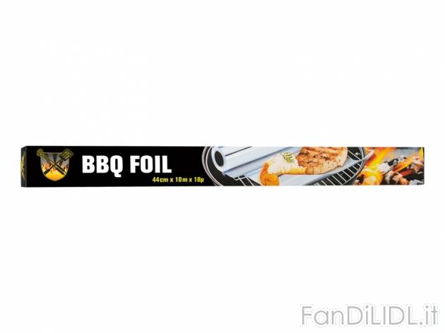 Pellicola in alluminio 18μ , prezzo 1,79 &#8364; per Alla confezione 
- Misure: ...