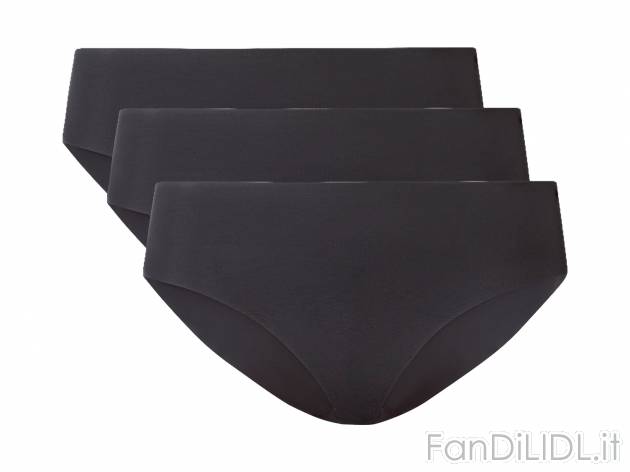Slip da donna Esmara, prezzo 6.99 &#8364; 
3 pezzi - Misure: S-L 
- 
Senza cuciture
Taglie ...