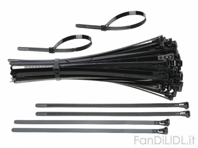 Fascette fermacavo riutilizzabili, 100 pezzi Powerfix, prezzo 3,99 &#8364; per ...