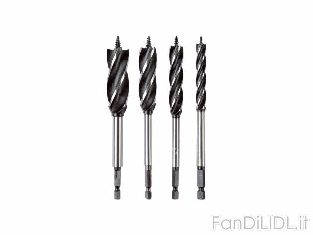 Set punte a elica Parkside, prezzo 11.99 &#8364; 
4 pezzi 
- Con albero esagonale ...