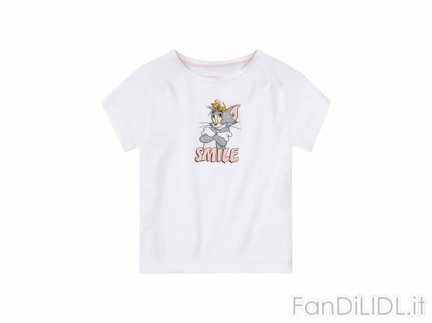 T-Shirt da bambina Tom-and-jerry, prezzo 3.49 &#8364; 
Misure: 1-6 anni 
- Puro ...