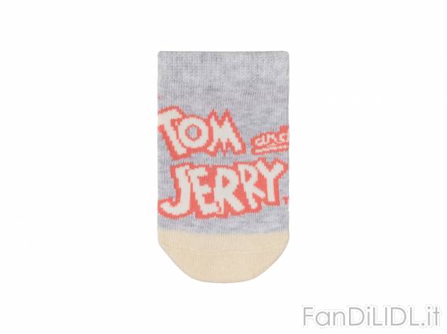 Calzini da bambina Tom-and-jerry, prezzo 2.49 € 
2 paia - Misure: 19-30
Taglie ...
