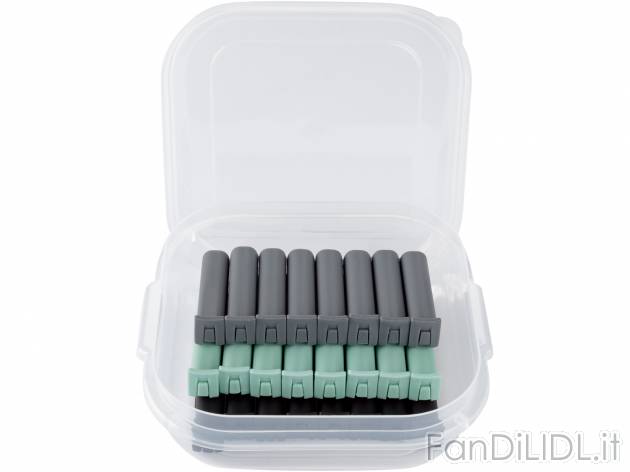 Clip di fissaggio Ernesto, prezzo 2.49 &#8364; 
25 pezzi 
- 3 misure diverse: ...