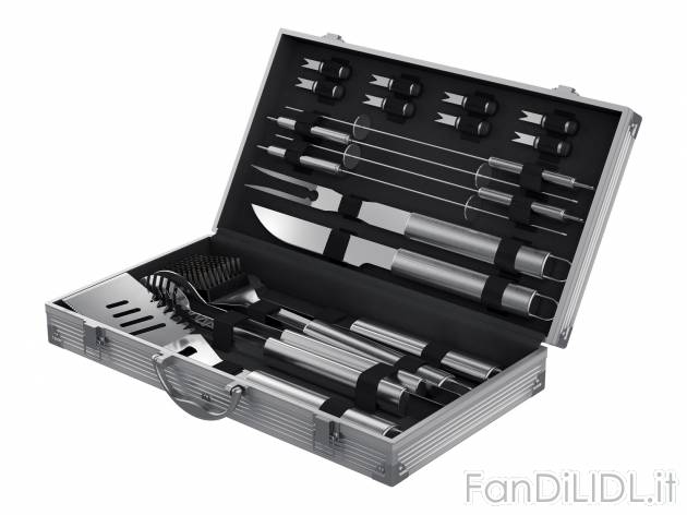 Set utensili per grill in valigetta Grill-meister, prezzo 19.99 &#8364; 
18 ...