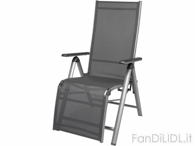 Sedia sdraio da giardino Livarno, prezzo 59.00 &#8364; 
- Regolabile in 7 posizioni
- ...