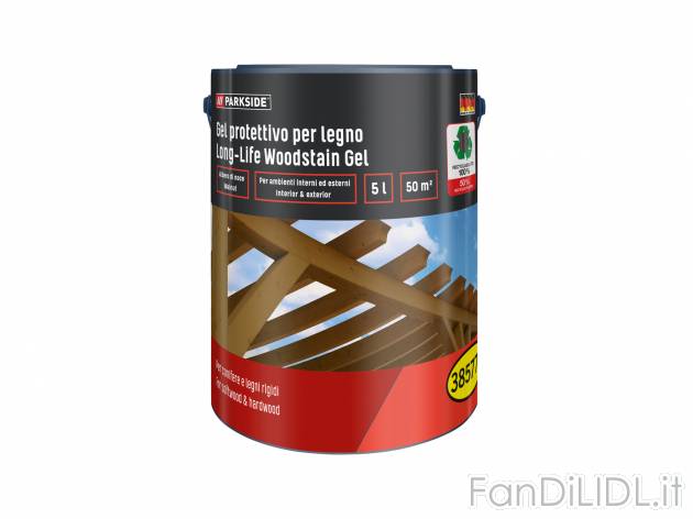 Gel protettivo per legno Parkside, prezzo 17.99 &#8364; 
5 L 
- Trasparente, ...