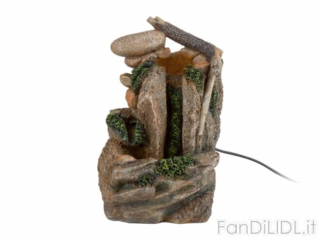 Fontanella per interni con LED Livarno, prezzo 17.99 &#8364; 
- Con 4 LED a ...
