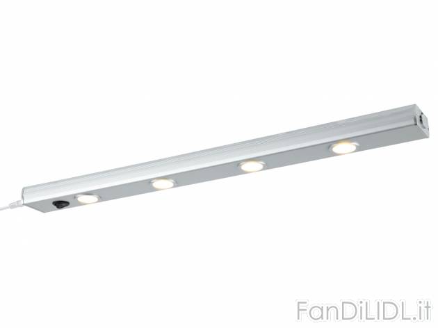 Lampada LED sottopensile Livarno, prezzo 9.99 &#8364; 
- Luce bianca neutra
- ...