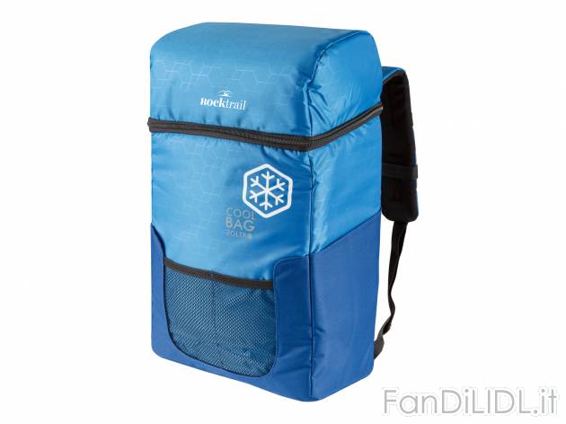 Zaino frigo Rocktrail, prezzo 9.99 € 
20 L 
- Mantiene il contenuto fresco per ...