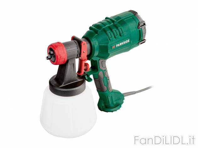 Pistola a spruzzo elettrica Parkside, prezzo 29.99 &#8364; 
- 3 tipi di spruzzo ...