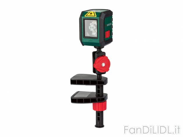 Livella laser a croce con morsetto Parkside, prezzo 29.99 &#8364; 
- Orientamento ...
