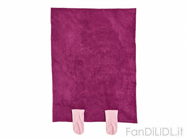 Plaid con calze integrate , prezzo 14.99 &#8364; per Alla confezione