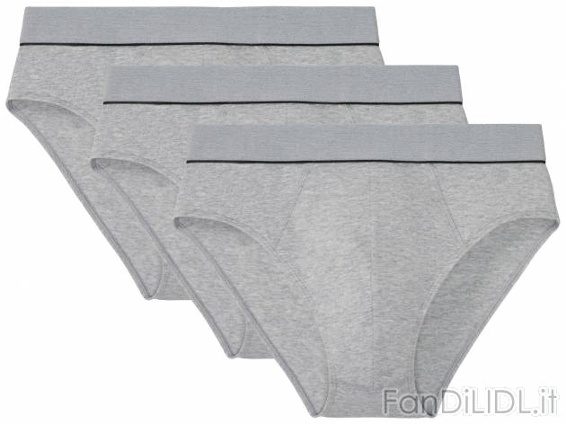 Slip da uomo Livergy, prezzo 8.99 &#8364; 
3 pezzi - Misure: S-XL 
- Con fibre ...