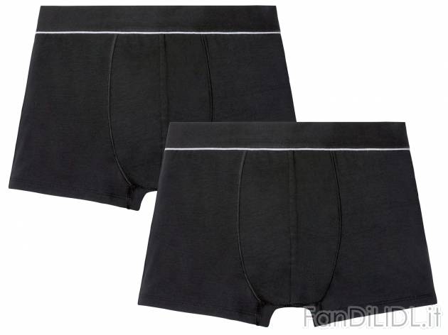 Boxer da uomo Livergy, prezzo 7.99 &#8364; 
2 pezzi - Misure: M-XL 
- Con fibre ...