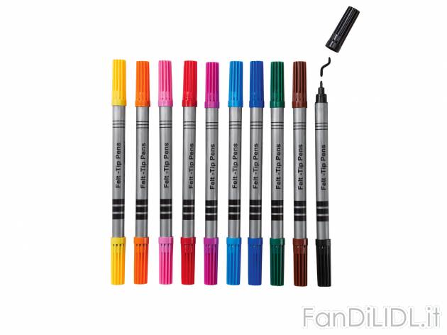 Pennarelli a doppia punta , prezzo 1.49 &#8364; per Alla confezione 
- Colore ...
