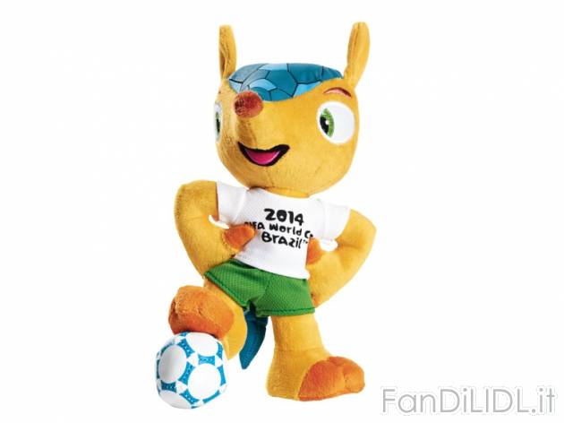 Mascotte Fuleco, 20 cm , prezzo 9,99 &#8364; per Alla confezione 
-      Altezza 20 cm