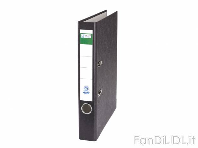 Raccoglitore dorso 5 cm , prezzo 1.29 &#8364; per Alla confezione 
-  Formato A4
