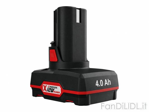 Batteria 4 Ah Parkside, prezzo 24.99 € 
Prodotto della serie 