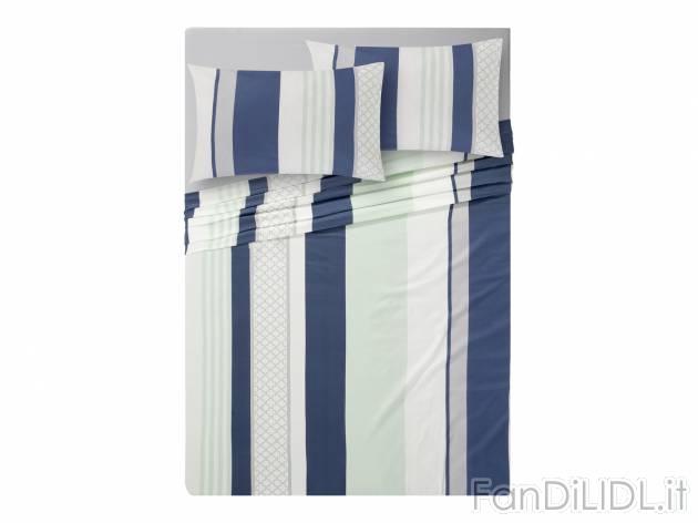 Completo lenzuola matrimoniali Livarno, prezzo 29.99 € 
- Puto cotone
- Adatto ...
