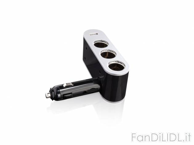 Adattatore triplo o caricabatterie USB per auto, 12/24 V , prezzo 4.99 &#8364; ...