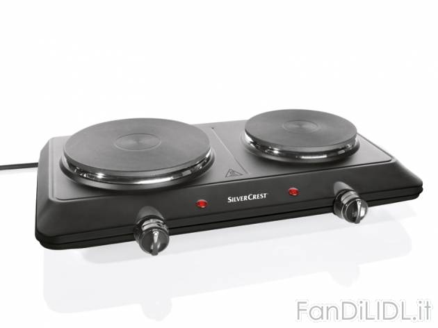 Fornello elettrico doppio , prezzo 24,99 EURO? per Alla confezione 
- Robusta cassa ...